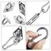 Sun Shade Kit Shade Sail Hardware Kits Shade Sail Installation Kits for Shade Canopy Shade Awning 44pcs