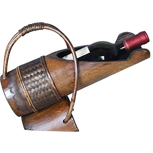 CZDYUF Wine Rack - Rack Decoration Creative Wine Glass Shelf Wood Retro Wine Display Rack