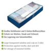 WENKO Underbed Cabinet air-Permeable, Polypropylene, Blue, 45 x 105 x 15 cm
