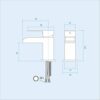 Origin Waterfall Bathroom Basin Mixer Tap & Waste Chrome