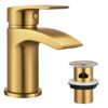 [Basin Tap] Hapilife Stunning Waterfall Bathroom Sink Monoblock Mixer Faucet Chrome
