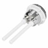 DN Silver Dual Flush Toilet Water Tank Push Buttons Rods 114mm Length Replacement