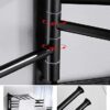 -Shelf,Towel Rack Bathroom Towel Rack Shelf, Swing Towel Bars, Towel Rail Wall Mounted Towel Rack Holder for Kitchen, Bathroom, Toilet
