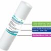 3X AquaHouse 10" Sediment Water Filter Cartridge for Reverse Osmosis, Water fed Pole & Partictle Filtration, fits Standard 10" Filter housings -