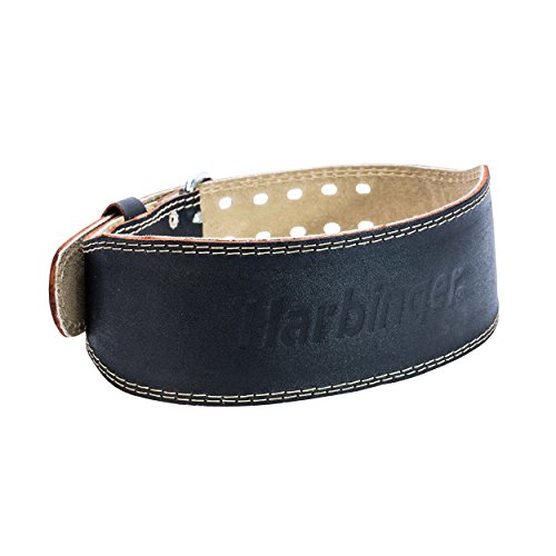 Harbinger Belt for Weightlifter 4 Inch Leather Belt