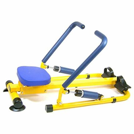 EKJNFDK Fitness Equipment Children,Double-Track Hydraulic Resistance Exercise Equipment for Kids 6-12, Home Fitness Equipment for Children Rowing