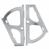 Zerodis Shoes Cabinet Hinge,2Pcs Stainless Steel Shoes Drawer Hinges Shoe Rack Flip Frame Turing Rack Replacement Fittings for Shoes Storage and