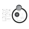Care 4U Matte Black Towel Ring, Modern Kitchen Hand Towel Holder for Bathroom Wall Mounted, SUS304 Stainless Steel Bathroom Towel Rack