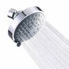 Shower Head, High-Pressure Rain Fixed Showerhead Rainfall 5-Setting with Adjustable Metal Swivel Ball Joint, Bathroom Showerhead 4 Inch High Flow