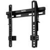 Hama 96099 Fix L TV Wall Mount for 19 to 48 Inch Televisions, Maximum Load 60 kg VESA 200 x 200, Black