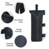 ABCCANOPY 112 Lbs Gazebo Weight Bags Industrial Grade Sand bags (4 Pack, Black)