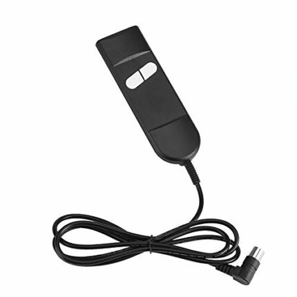 MAGT Power Recliner Chair Controller, 2 Button 5 Pins Multifunction Lift Chairs Hand Control for Home Office (Color : Black)