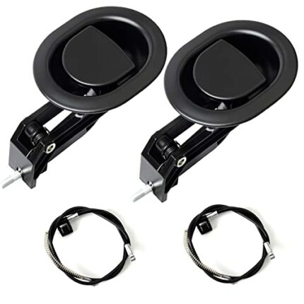 Komokeru Universal Recliner Replacement Parts,2 Pack Heavy-Duty Metal Recliner Handle Replacement with Cable, Sofa Chair Recliner Release Pull Ha