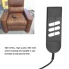 Acouto Remote Handset Controller, 1.5m / 4.9ft Power Recliner Replacement Button 6 Button Electric Lift Chair Hand Control Switch for Electric So