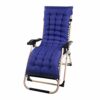 Wrighteu Sun Lounger Cushion Replacement Classic Garden Patio Thick Chair Recliner Relaxer Pad (grey)(No Chair)
