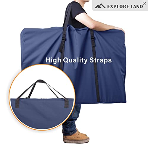 Explore Land Heavy Duty Chair Storage Bag for Folding Longue Chair, Zero Gravity Chair, Light Weight Transport Chair (42 Lx 9 Wx 28 H inches, Blu