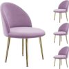 dining chair Kitchen Dining Room Furniture Chairs Velvet Dining Chair Set Of 4 Kitchen Chair Metal Legs Makeup Chairs Upholstered Accent Bedroom