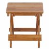 Smooth Edge Compact Folding Stool, Foldable Bamboo Folding Stool, Balcony Bedroom For Using In Your Living Room, Bathroom Bedroom, Garden, Study