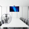 VIVO Manual Flip Down Ceiling Mount for 13 to 27 inch Flat Screens, Folding Tilt Pitched Roof and Under Cabinet Mounting for LCD TV and Monitors,