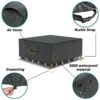 WISCLASS Garden Furniture Covers Waterproof,windproof garden table cover,Large outdoor furniture covers,Anti-UV,patio rattan furniture covers,Rec