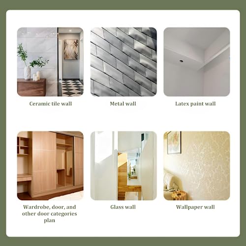 Full Body Wall Mirrors, 11.81x11.81 Inch 4pcs Acrylic Plexiglass Mirror Wall Mounted Full Length Frameless Mirror Makeup Large Long Mirror for Wa