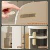 7 Inch Wide Bathroom Floor Cabinet Storage, 2/3/4 Tier Toilet Paper Holder Cabinet with Drawers, Large Capacity Narrow Dresser Storage Tower Stan