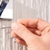 tesa DELUXXE Glass Shelf - Self-Adhesive Frosted Glass Shelf for Bathroom Utensils - Waterproof, incl. Power.Kit Adhesive Solution - 50mm x 600mm