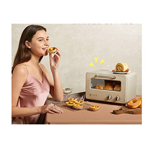 Oven Desktop Electric Oven, Small Multi-Functional Fully Automatic Baking Oven,Convection and Air Frying Smart Oven Air, Brushed Stainless Steel