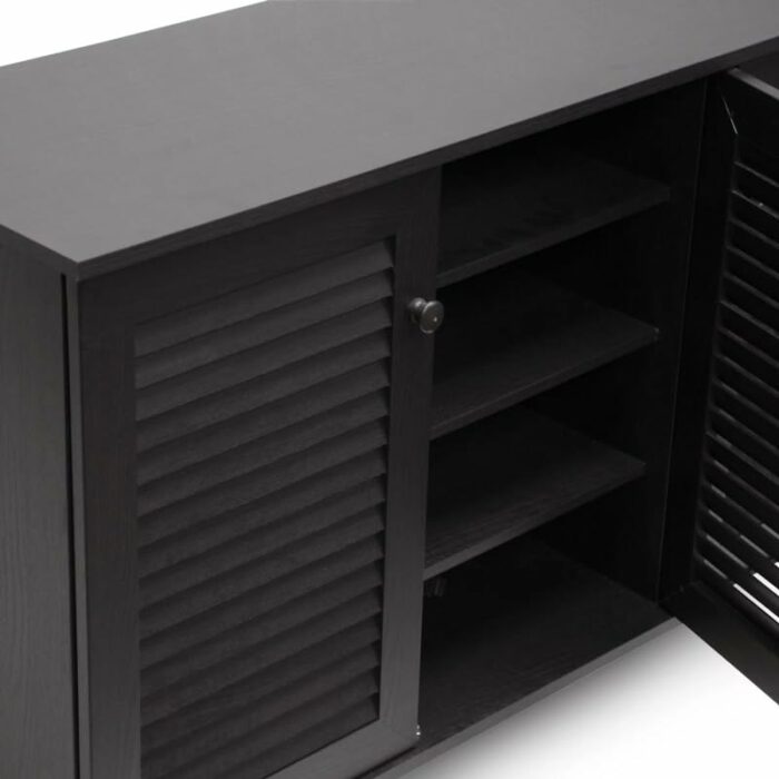 ZCMEB Home Foyer Corridor Shoe Cabinet Finished Wooden Door Shoe Cabinet Entryway Shoe Storage Cabinet