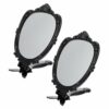 Beavorty 2pcs handle handheld Handle Mirror Butterfly Portable Mirror pocket Makeup Tools foldable portable fold Mirror Makeup Mirror vanity mirr