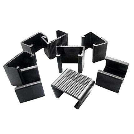 URFEDA Wicker Furniture Clips,1PCS Outdoor Wicker Furniture Connect Clamps Furniture Clips Black Alignment Clips Sofa Rattan Chair Fastners Clip