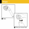 Magichome 6 Packs Replacement Negative Ion Mineral Balls for Hard Water Filteration, Perfect for Stone Shower Head, Replacement Bio-Active Stone