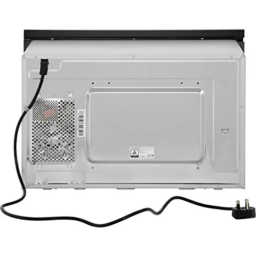 NEFF HLAWD23N0B N50 Microwave Oven with Automatic Programmes, Control Dial & One-Touch Buttons, Side-opening hinged door, Black & Stainless Steel