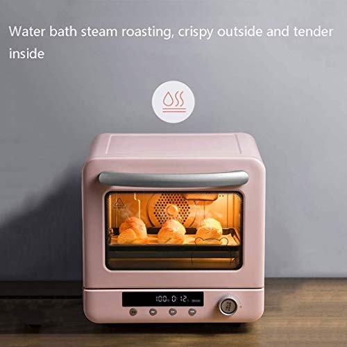 KKYKP 20L Toaster Oven, Multi-function Stainless Steel Finish with Timer - Toast - Bake - Broil Settings, Natural Convection - 1300 Watts of Powe