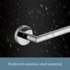 Towel Rack Stainless Steel Bathroom Towel Ring Multifunctional Wall Mounted Towel Bar Hand Paper Towel Holder Suitable for Kitchen Hotel Bedroom