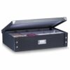 Zeller 17789 44.5 x 31.5 x 11 cm Belt/ Tie Box Cardboard, Black