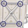 taimowei Adjustble Height Bathroom Seat Shower Chair, Mobility Bath Stool Stools Arm for Bathing Aid Elderly Disabled,Household Goods