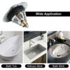 ASelected Sink Plug, Pop Up Sink Plugs, Universal Sink Stopper Replacement for Bathroom and Kitchen Stainless Steel Sink Drain Push Type Brass Bo