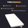 Folding Table Wall-Mounted, Folding Dining Table, Computer Desk, Dining Table, Study Desk, Space Saver,90 * 30cm/35.5 * 12in