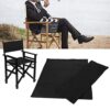 Fdit Chair Canvas Cover, 1 Set Director Chair Canvas Replacement Seat Cloth Removable Washable Back Cotton Canvas Stool Protector Furniture Acces