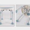 Bath Stools,Stools,Shower Stools Round Bathroom Shower Stool - Seat Can Be Rotated | Adjustable Height Shower/Bath Seat Bench for Elderly Disable