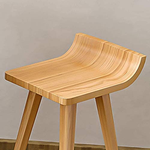 SDFGH Nordic Light Luxury bar Chair Simple net red bar Stool Front Desk Cafe Restaurant Leisure Back high Stool