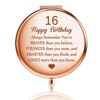 Sweet 16 Gifts 16th Birthday Gifts for Girls Compact Mirror Sweet Sixteen Gift for Daughter Girls Happy 16th Birthday Gifts (Believe mirror-sl)