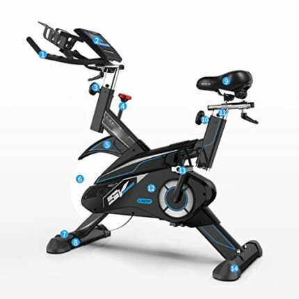 NXYJD Indoor Cycling Bike Trainer Belt Drive and Study Spinning Bike Fast Weight Loss Quiet Pedal Exercise Bicycle