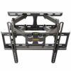 VonHaus Tilt and Swivel TV Wall Bracket for 23-56" Screens, Wall Mount w/Spirit Level, 45kg Capacity, Max VESA: 400x400mm, for Curved and Flat Sc