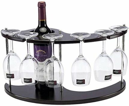 PIBM Stylish Simplicity Wine Racks Free Standing Wine Racks，Solid Wood Creative Wine Cabinet Decoration，Living Room Restaurant Kitchen Home Pract