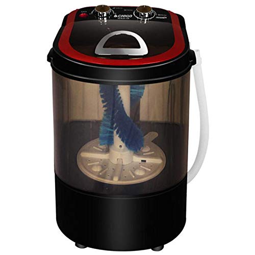 Compact Portable Mini Washing Machine Wash Shoes Wash, 360UV Blue Light Sterilization, Small for Compact Laundry, Wash&Spin Translucent Tub Deodo