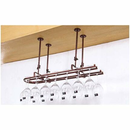 Stylish Simplicity Ceiling Stylish Simplicity Wine Rack Simple Creative Living Room Display Inverted Goblet Rack Bar Restaurant Kitchen Floating