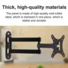 SHAFAH® Tilt & Swivel TV Wall Mount Bracket, Fits for 10 13 15 17 19 20 21 22 23 24 25 26 Inch LED LCD Plasma Screen Monitor Max Load Capacity 22