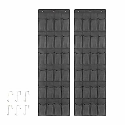 tedcae Home Shoes Storage Bag New Mesh Mesh Door Storage Hanging Bag Dormitory Dormitory Multi functional Shoes Storage God in Door Shoe Sorter,